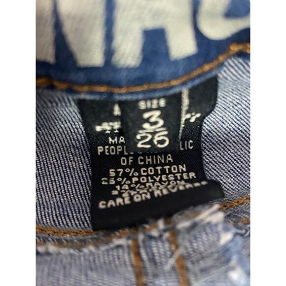 Rehash Brand New York Womens Denim Stretch High Rise Straight Leg Size 3-26 - Picture 5 of 6